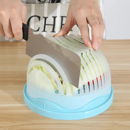 Creative Fruit and Vegetable Cutting Bowl