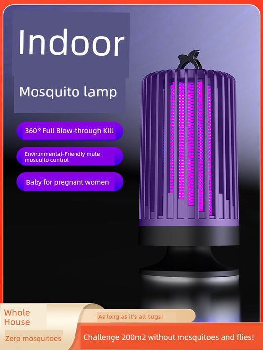 Mosquito Killing Lamp For Home Catcher Indoor Physical Induced Electric Shock Black Technology Mute Room Dormitory Mosquito Repellent Fantastic