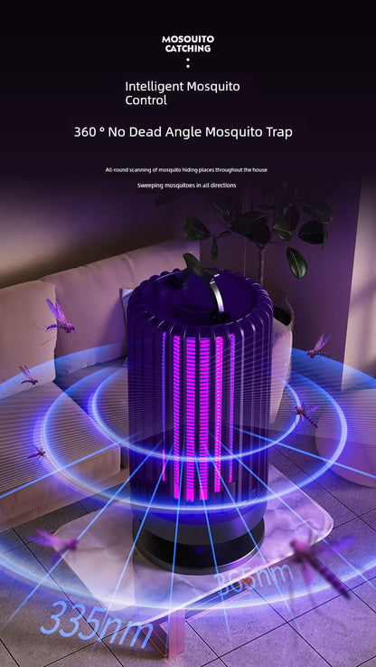 Mosquito Killing Lamp For Home Catcher Indoor Physical Induced Electric Shock Black Technology Mute Room Dormitory Mosquito Repellent Fantastic