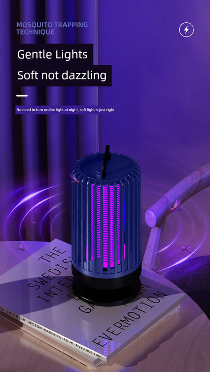 Mosquito Killing Lamp For Home Catcher Indoor Physical Induced Electric Shock Black Technology Mute Room Dormitory Mosquito Repellent Fantastic