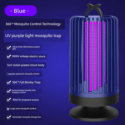 Mosquito Killing Lamp For Home Catcher Indoor Physical Induced Electric Shock Black Technology Mute Room Dormitory Mosquito Repellent Fantastic