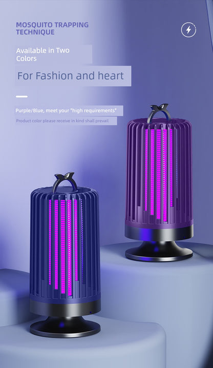 Mosquito Killing Lamp For Home Catcher Indoor Physical Induced Electric Shock Black Technology Mute Room Dormitory Mosquito Repellent Fantastic